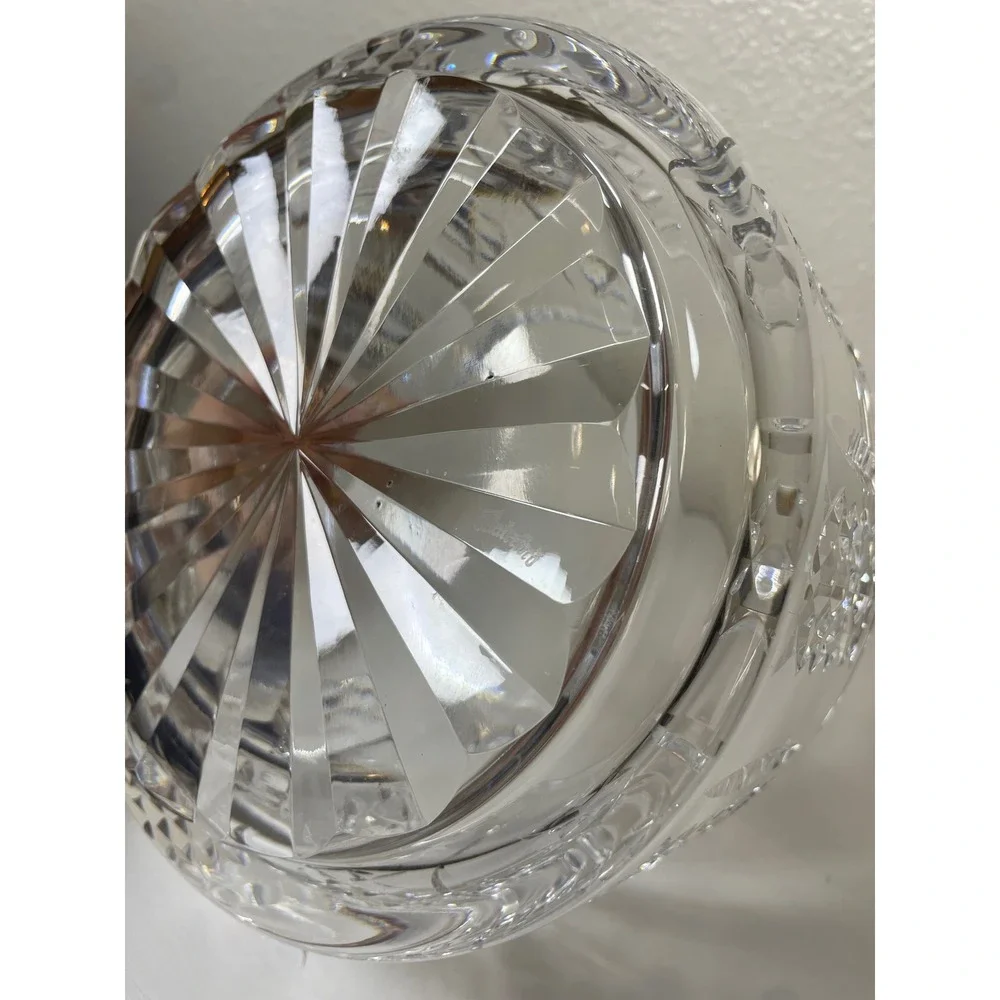 Waterford‎ Crystal Lismore Round Serving Bowl 7in Clear Excellent Cut Glass